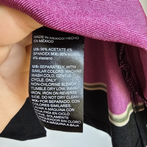 Chico's, New, The Travelers Placed Floral Tunic Jersey Knit Shirt, Size Large - Picture 11 of 12